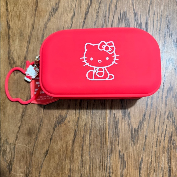 Hello Kitty Handbags - Limited Edition Hello Kitty Red Silicone Pouch